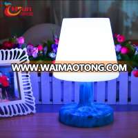 RGB mini table lamp and Classic portable ceramic cc table lamp from China