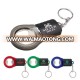 promotional keyring bottle opener led flashlight torch with keychain can print logo