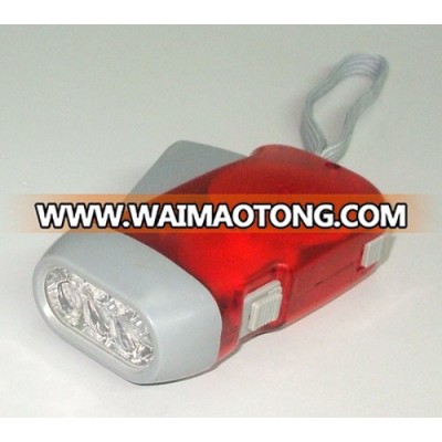 Hand Press dynamo led Flashlight & torch manufacturer