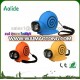 hand crank dynamo snail flashlight 2 LED snail wind up torch