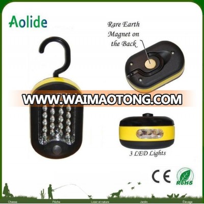 27LED working torch light with magnet on back auto fix working light with torch