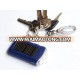 Promotional solar Led Keychain Flashlight solar key ring torch