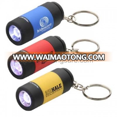 mini flashlight USB rechargeable flashlight with key chain mini USB torch