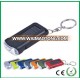 2 led solar light keychain flashlight solar power key ring light mini torch