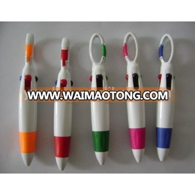 plastic fat pen with 4 in 1 color