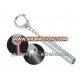 laser key chain with mini led flashlight